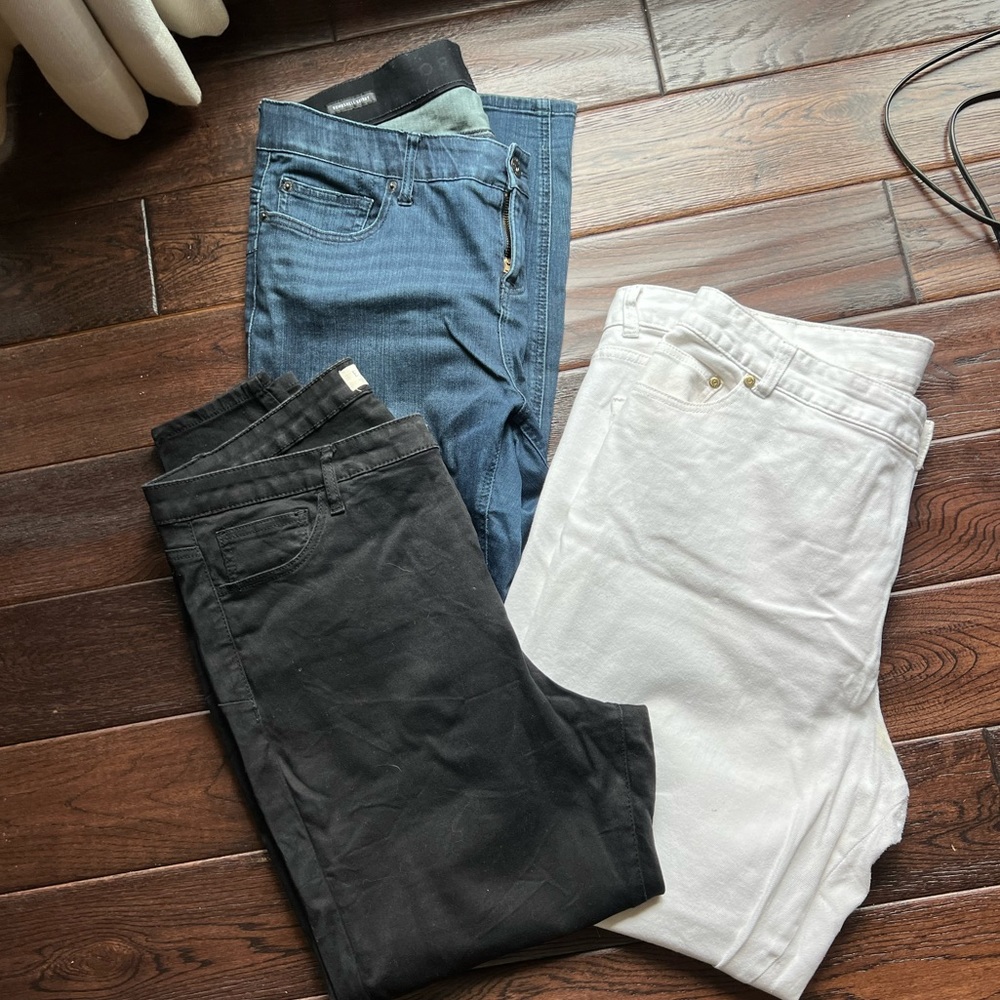 Lot of 3 skinny jeans size 18 torrid, Eloquii